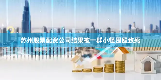 苏州股票配资公司结果被一群小怪围殴致死